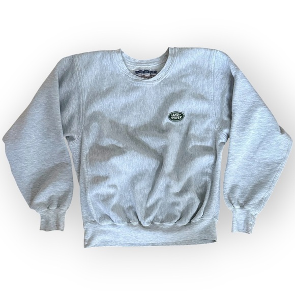 VTG Land Rover Embroidered Champion Reverse Weave Premium Promo Crewneck Sz L